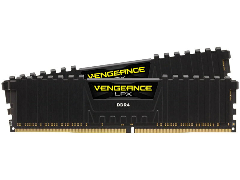 【送料無料】コルセア(メモリ) CMK8GX4M2A2400C16 VENGEANCE LPX 8GB(2x4GB) DDR4 2400Mhz CL16 288pin Long DIMM【在庫目安:お取り寄せ】