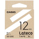 CASIO XB-12WE Latecope[v 12mm / y݌ɖڈ:񂹁z| e[v x xC^[ e[v J[gbW e[vC^[