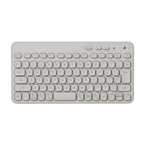 【在庫目安:あり】【送料無料】ELECOM TK-CM10BMKIV キーボード/ Bluetooth/ メンブレン式/ コンパクト/ Caps Lock機能無効化スイッチ搭載/ 抗菌/ アイボリー