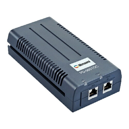 【送料無料】MicrosemiCorporation PD-9601GC/AC-JP PoEインジェクタ 1ポート 90W 802.3bt PoE（ACケーブル付）【在庫目安:お取り寄せ】