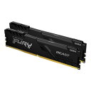 【送料無料】キングストン KF432C16BB1K2/32 32GB DDR4 3200MHz CL16 DIMM (Kit of 2) FURY Beast Black【在庫目安:お取り寄せ】