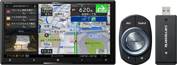 【送料無料】パイオニア AVIC-CZ912III-DC 7V型HD・AV一体型メモリーナビゲーション ネットワークスティックセット【…