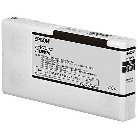 ̵EPSON SC12BK20 SureColor 󥯥ȥå/ 200mlʥեȥ֥åˡں߸ܰ:󤻡|  󥯥ȥå 󥯥  