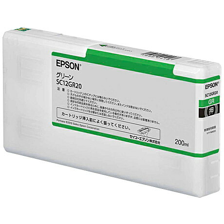 ̵EPSON SC12GR20 SureColor 󥯥ȥå/ 200mlʥ꡼ˡں߸ܰ:󤻡