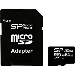 シリコンパワー SP064GBSTXBU1V10SP 【UHS-1対応】microSDXCカード 64GB Class10【在庫目安:お取り寄せ】