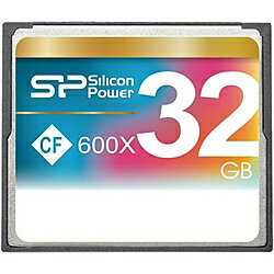 【送料無料】シリコンパワー SP032GBCFC600V10 コンパクトフラッシュカード 600倍速 32GB 　5年保証【在庫目安:お取り寄せ】