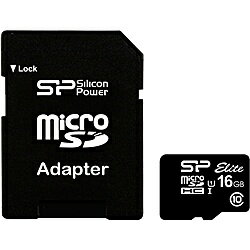 シリコンパワー SP016GBSTHBU1V10SP 【UHS-1対応】microSDHCカード 16GB Class10 5年保証【在庫目安:お取り寄せ】