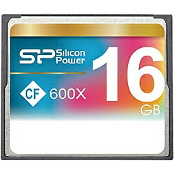 【送料無料】シリコンパワー SP016GBCFC600V10 コンパクトフラッシュカード 600倍速 16GB 　5年保証【在庫目安:お取り寄せ】