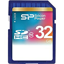 シリコンパワー SP032GBSDH010V10 SDHCメモリーカード 32GB (Class10) 　5年保証【在庫目安:お取り寄せ】