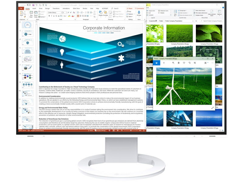 【送料無料】EIZO EV2485-WT 液晶ディスプレイ 24.1型/ 1920×1200/ HDMI、DisplayPort、USB Type-C/ ホワイト/ スピーカー:あり【在庫目安:お取り寄せ】