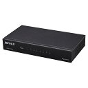 【在庫目安:あり】【送料無料】バッファロー LSW7-GT-8ES/BK Giga 8ポート スイッチングハブ 電源外付け 金属筐体 マグネット付属 ブラック| パソコン周辺機器 スイッチングハブ L2スイッチ(2)