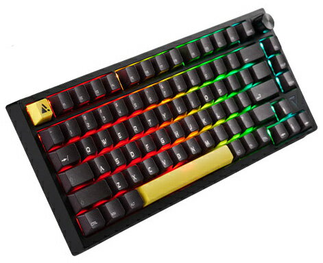 【送料無料】プリンストン UP-MKGA75-A ガスケットマウント搭載 ゲーミングメカニカルキーボード （英語キー）【在庫目安:お取り寄せ】