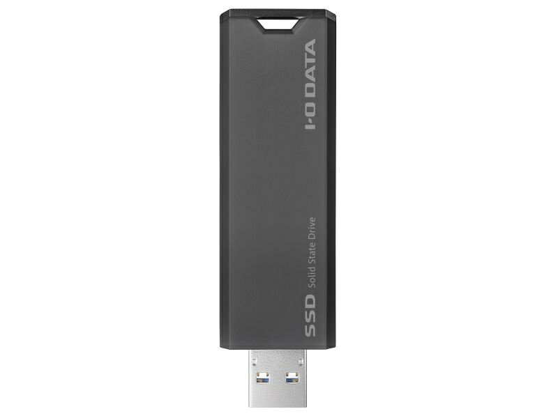 IODATA SSPS-US1GR USB3.2 Gen2対応 スティックSSD 1TB グレー×ブラック| パソコン周辺機器 外付けSSD 外付SSD 外付け 外付 SSD 耐久 省電力 フラッシュディスク フラッシュ