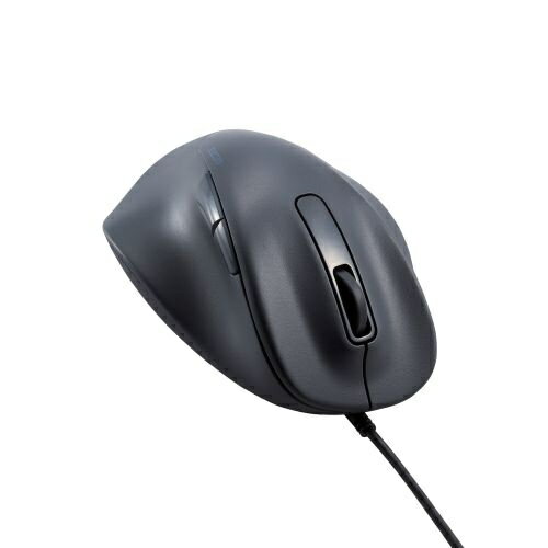 【送料無料】ELECOM M-XGM31UBSKBK マウス/ EX-G/ 2023年モデル/ 左手専用/ Mサイズ/ 有線/ 5ボタン/ 抗菌仕様/ 静音設計/ ブラック【在庫目安:お取り寄せ】
