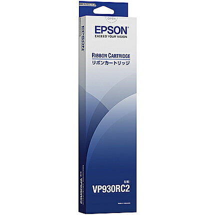 EPSON VP930RC2 メーカー純正 リボンカートリッジ 黒 (VP-930用)【在庫目安:僅少】| 消耗品 インクリボ..