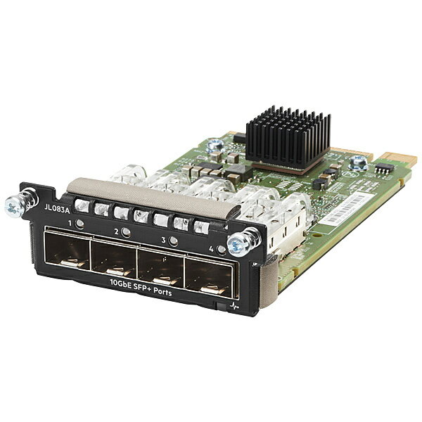 【送料無料】JL083A HPE Aruba Networking 3810M/ 2930M 4-port 100M/ 1G/ 10G SFP+ MACsec Module【在庫目安:お取り寄せ】