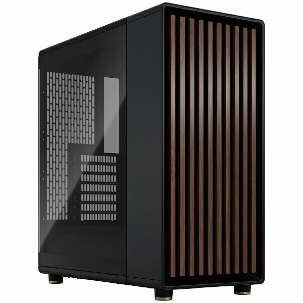 楽天PC＆家電《CaravanYU 楽天市場店》【送料無料】Fractal Design FD-C-NOR1C-02 ミドルタワー型PCケース North Charcoal Black TG Dark【在庫目安:お取り寄せ】