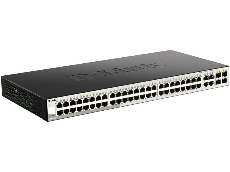 【送料無料】D-Link DGS-1210-52/F3 DGS-1210-52 ギガビットL2スマートスイッチ、10/ 100/ 1000BASE-Tポート×52(SFPコンボスロット×4)、リミテッドライフタイム保証【在庫目安:お取り寄せ】