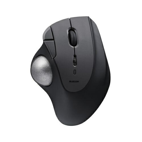 【在庫目安:あり】【送料無料】ELECOM M-IT11BRBK トラックボールマウス/ IST/ 36mmボール/ 親指/ ベアリング支持/ Bluetooth/ 5ボタン/ ブラック