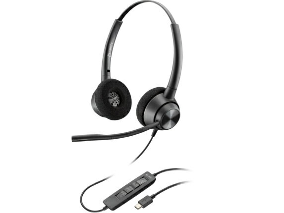 【送料無料】HP 767G0AA Poly EncorePro 320 Stereo USB-A Headset TAA【在庫目安:お取り寄せ】| パソコン周辺機器 ヘッドセット ゲーミング ゲーム パソコン マイク PC 通話