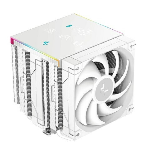 【送料無料】Deepcool R-AK620-WHAPMN-G AK620 DIGITAL PRO WH/ 空冷CPUクーラー/ デュアルタワー/ デジタルパネル搭載/ オールホワイト/ Intel LGA1851/ 1700/ 1200/ 1151/ 1150/ 1155/ 2066/ 2011-v3/ 2011/ AMD AM5/ AM4対応
