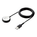 【送料無料】ELECOM MPA-AWAS20BK Apple Watch磁気充電ケーブル/ 高耐久/ USB-A/ 2.0m/ ブラック【在庫目安:お取り寄せ】