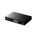 【送料無料】ELECOM AWGEV104C130 AW-GEV-104C-130 8ポート Smart PoEスイッチ (8P GbE PoE 2P GbE(SFP)) (PoE 対応)【在庫目安:お取り寄せ】 パソコン周辺機器