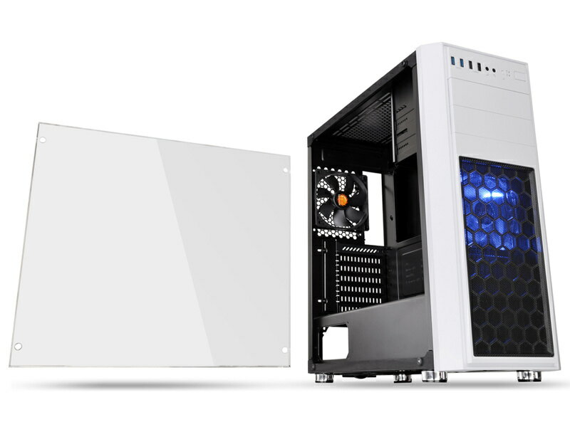 ミドルタワー型PCケース Versa H26 White /w casefanフルサイズのアクリルサイドパネルを搭載。ATX、microATX、Mini-ITXのマザーボードに対応。120mmファンを2基標準搭載。最大7基のケースファンの取り付けに対応。最大360mmサイズの水冷ラジエータが取り付け可能。最大310mmまでの拡張カード搭載スペースを確保。取り外し可能なダストフィルターを装備詳細スペック電気用品安全法(本体)非対象電気用品安全法(付属品等)非対象電気用品安全法(備考)非対象