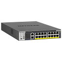 【送料無料】NETGEAR XSM4316PA-100AJS PoE+対応(199W) 10ギガビット16ポート L3 スタッカブル フルマネージスイッチ M4300-16X【在庫目安:僅少】