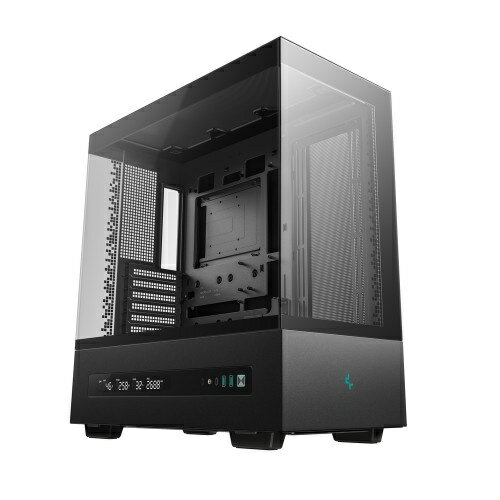 【送料無料】Deepcool R-CH690-BKNNA0D-G-1 CH690 DIGITAL/ ミドルタワーPCケース/ ブラック/ 2.5面強化ガラスパネル搭載/ デジタルパネル搭載/ 420mmラジエーター対応/ 最大10基ケースファン対応/ 背面コネクタMB対応