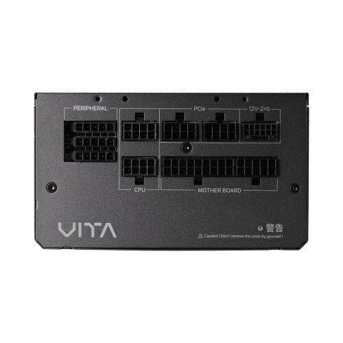 【送料無料】FSP VITA-1000GM VITA GM 1000W/ PC電源/ ATX12V V3.1 ＆ EPS 12V V2.92規格準拠/ 80PLUS GOLD ＆ Cybenetics GOLD認証/ 12V-2x6コネクタ装備/ 120mm HYBファン搭載/ フルモジュラー/ 10年保証