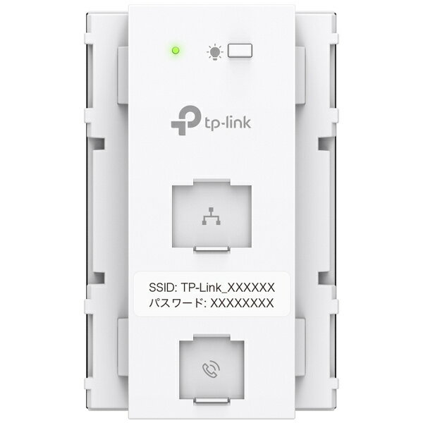 【送料無料】TP-LINK EAP615-WE(JP)-S AX1800 コンセント埋め込み型 Wi-Fi 6アクセスポイント【在庫目安:僅少】