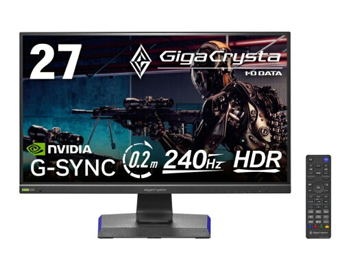 【在庫目安:あり】【送料無料】IODATA EX-GCQ271UD ゲーミング液晶ディスプレイ 27型/ 2560×1440/ HDMI、DisplayPort、USB Type-C/ ブラック/ スピーカー:あり/ WQHD最大240Hz/ Focus Mode搭載!/ GigaCrysta 【在庫目安:あり】【送料無料】IODATA EX-GCQ271UD ゲーミング液晶ディスプレイ 27型/ 2560×1440/ HDMI、DisplayPort、USB Type-C/ ブラック/ スピーカー:あり/ WQHD最大240Hz/ Focus Mode搭載!/ GigaCrysta