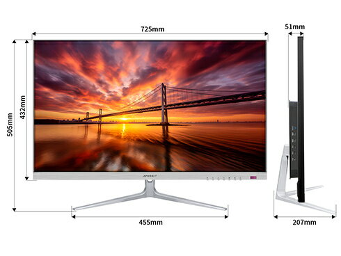 【在庫目安:あり】【送料無料】JAPANNEXT JN-IPS321UHD 液晶ディスプレイ 32型/ 3840×2160/ DP×2、HDMI×2/ ブラック/ スピーカー有/ 2年保証