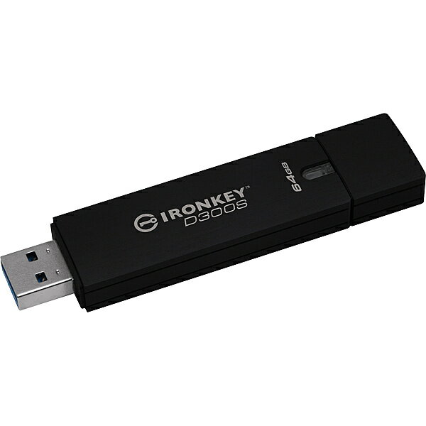 64GB セキュリティUSB3.0メモリー IronKey D300S シリアル化 (S) モデルIronKey D300Sは、業界をリードするデータ保護に加えてさらに2つの機能があります。『一意のシリアル番号とドライブに印刷されたバーコード』1、ネットワーク管理者は、ドライブを挿入するかわりに、バーコードを読むかスキャンするだけで個別のシリアル番号を調べられます。2、ドライブの配置時と返却時の両方、そして会社がハードウェアを物理的に監査する際に時間を節約できます。 行方不明になったドライブが見つかった場合、シリアル番号でオーナーを素早く追跡できます。『仮想キーボード』1、ユーザーは、物理キーボードの代わりにマウスをクリックしてパスワードを入力し、入力時にパスワードがキーロガーによって盗まれるリスクを減らすことができます。2、パスワードを含めて物理キーボードのキー入力が記録される可能性がある他のコンピューターで暗号化ドライブを使用する際に保護します。 詳細スペック 電気用品安全法(本体)非対象 電気用品安全法(付属品等)非対象 電気用品安全法(備考)交流電源に接続しない