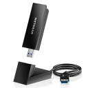 【在庫目安:あり】【送料無料】NETGEAR A8000-100PAS AXE3000 Nighthawk トライバンドWiFi 6E USB3.0アダプター