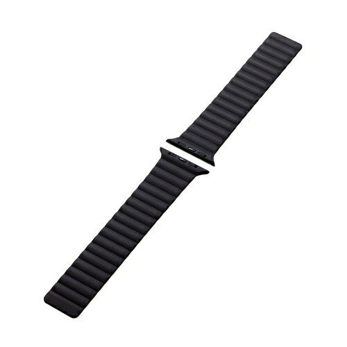 【送料無料】ELECOM AW-45BDMAGBK2 Apple Watch 49/ 45/ 44/ 42mm用バンド/ マグネット/ シリコン/ ブラック×グリーン【在庫目安:お取り寄せ】