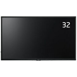 【在庫目安:あり】【送料無料】NEC LCD-M321 32型パブリック液晶ディスプレイ/ 1920×1080/ DisplayPort、ミニD-Sub15ピン、HDMI、RS-232C、ステレオミニジャック/ ブラック/ スピーカ/ 〔3年保証〕