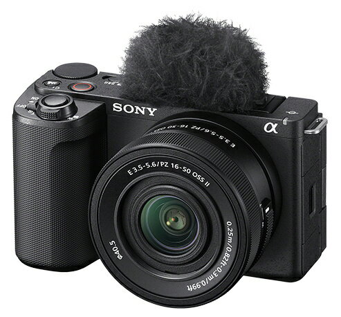 【送料無料】SONY(VAIO) ZV-E10M2K/B デジタル一眼カメラ α VLOGCAM ZV-E10 II パワーズームレンズキット ブラック【在庫目安:僅少】| カメラ ミラーレスデジタル一眼レフカメラ 一眼レフ カメラ デジタル一眼カメラ