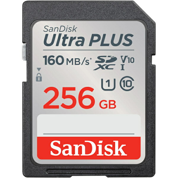 【送料無料】SanDisk SDSDUWL-256G-JN3IN ウルトラ プラス SDXC UHS-I カード 256GB【在庫目安:お取り寄せ】