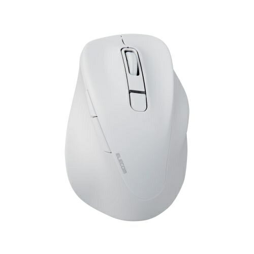 【送料無料】ELECOM M-XGL30BBSKWH マウス/ EX-G/ 2023年モデル/ 右手専用/ Lサイズ/ Bluetooth/ 5ボタン/ 抗菌仕様/ 静音設計/ ホワイト【在庫目安:お取り寄せ】