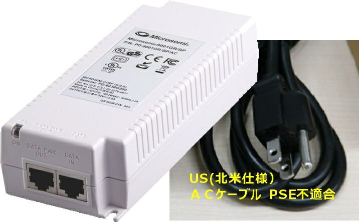 【送料無料】MicrosemiCorporation PD-9001GR/SP/AC-US PD-9001GR/ SP/ AC-JPの代替品。別途日本仕様ACケーブル型名 TA-3(B)+TA-5(A) VCTF 2.0M の手配が必要【在庫目安:お取り寄せ】