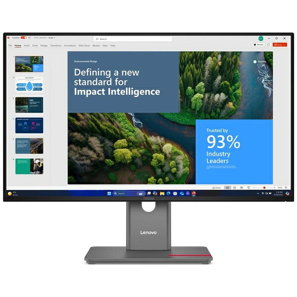 レノボ・ジャパン 64CEGAR2JP ThinkVision P27UD-40 （27.0型/ 3840×2160/ DisplayPort、HDMI、USB Type-C/ 黒/ スピーカー：なし）【在庫目安:お取り寄せ】