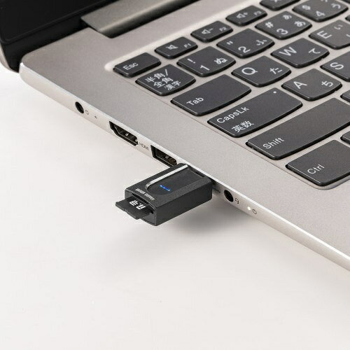 サンワサプライ ADR-3TCMS10 超小型Type-C microSDカードリーダー【在庫目安:お取り寄せ】| パソコン周辺機器 メモリカードリーダー メモリーカードライター メモリカード リーダー カードリーダー カード