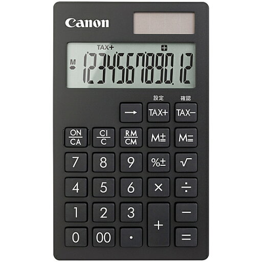 Canon 1481C001 電卓 KS-12T (黒)【在庫目安:お取り寄せ】| 事務機 電卓 計算機 電子卓上計算機 小型 演算 計算 税計算 消費税 税 Canon 1481C001 電卓 KS-12T (黒)【在庫目安:お取り寄せ】| 事務機 電卓 計算機 電子卓上計算機 小型 演算 計算 税計算 消費税 税