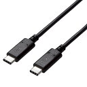 ELECOM U2C-CC5P10NBK USB2.0P[u/ C-C^Cv/ Fؕi/ USB Power DeliveryΉ/ 5Ao/ 1.0m/ ubNy݌ɖڈ:񂹁z