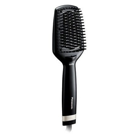 【在庫目安:あり】【送料無料】Panasonic EH-HS31-K ブラシストレートアイロン イオニティ （黒）| ドライヤー ヘアケア アイロン 髪のサムネイル