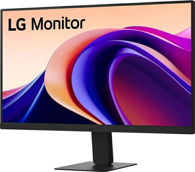 【送料無料】LG電子 24U631A-B 23.8型液晶ディスプレイ/ 2560×1440/ USB Type-C、DP、HDMI/ ブラック/ スピーカーなし/ チルト【在庫目安:お取り寄せ】| 家電 ディスプレイ