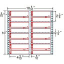 【送料無料】東洋印刷 M10CP タックフォームラベル 10 5/ 10インチ×10インチ 8面付(1ケース500折)【在庫目安:お取り寄せ】| ラベル シール シート シール印刷 プリンタ 自作