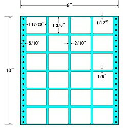 【送料無料】東洋印刷 MX9O タックフォームラベル 9インチ×10インチ 24面付(1ケース500折)【在庫目安:お取り寄せ】| ラベル シール シート シール印刷 プリンタ 自作
